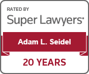 Rated By | Super Lawyers | Adam L. Seidel | 20 Years
